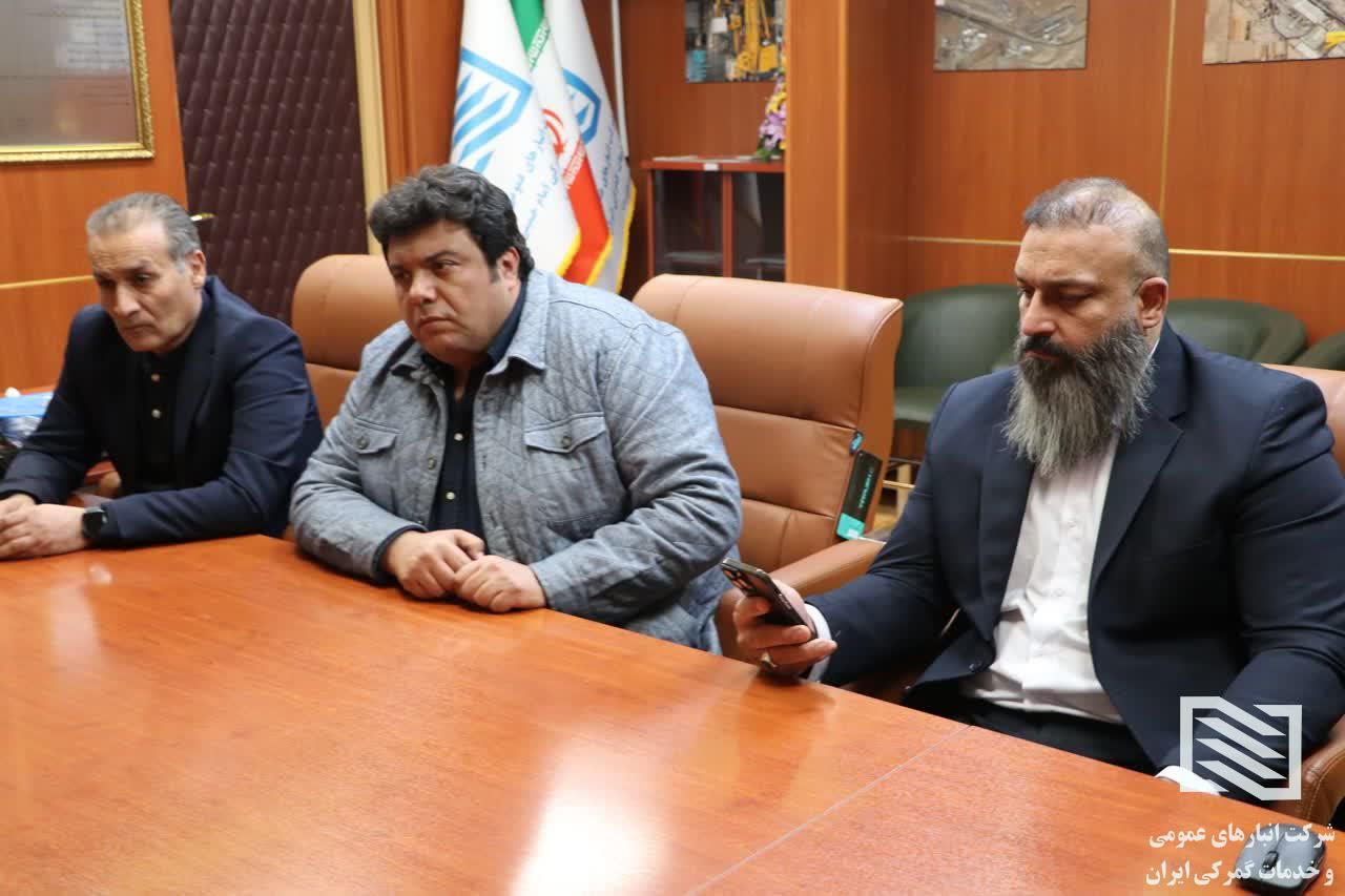 بازدید آقای دکتر شرفی مدیر مرکز آموزش مدیریت و خدمات فرودگاهی سامان از شرکت انبارهای عمومی و خدمات گمرکی فرودگاه امام